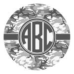 Camo Round Decal - Small (Personalized)