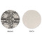 Camo Round Linen Placemats - APPROVAL (single sided)