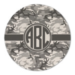 Camo Round Linen Placemat (Personalized)