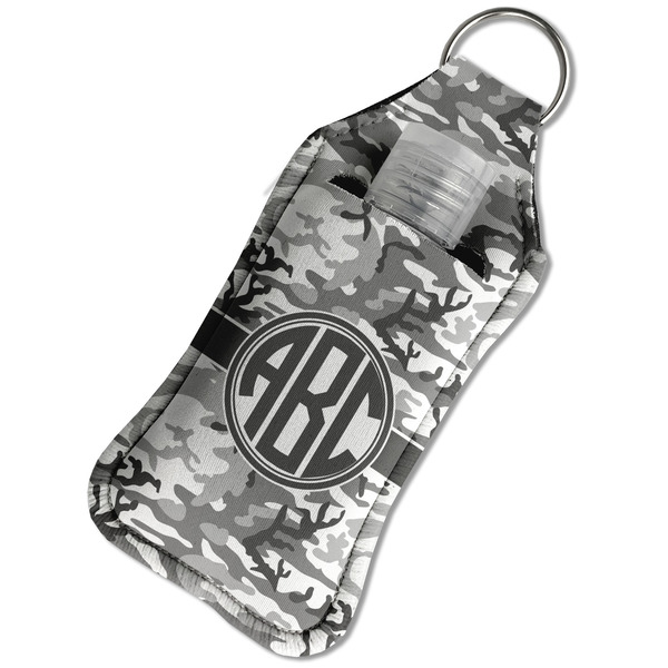 Camo Sanitizer Holder Keychain - Large in Case