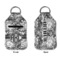 Camo Sanitizer Holder Keychain - Small APPROVAL (Flat)