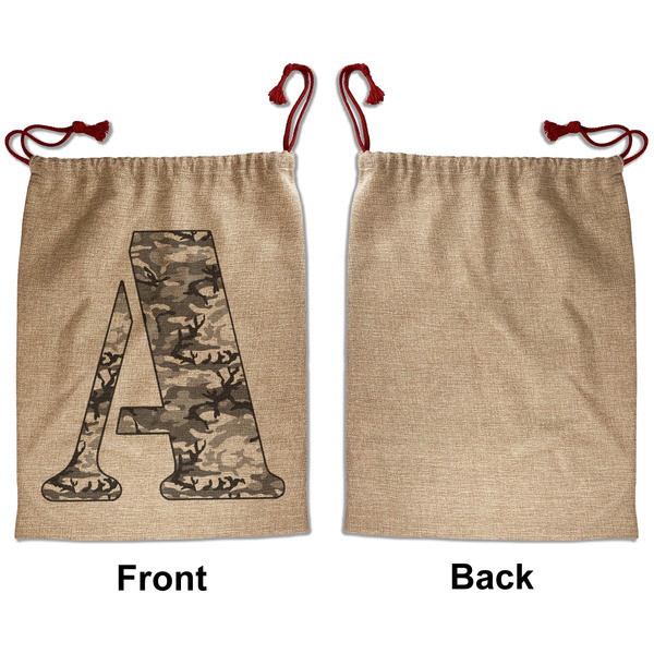 Camo Santa Bag - Approval - Front