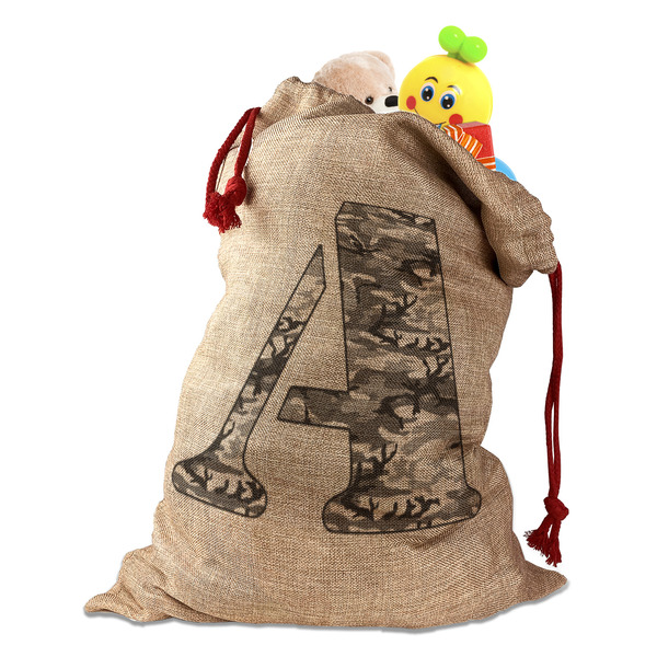 Custom Camo Santa Sack (Personalized)