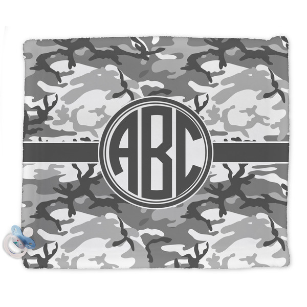 Custom Camo Security Blanket - Single Sided (Personalized)