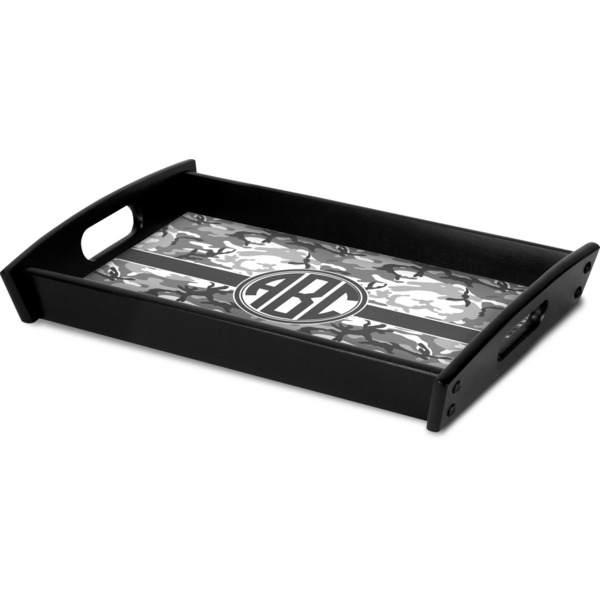 Camo Serving Tray Black - Corner