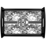 Camo Black Wooden Tray - Small (Personalized)