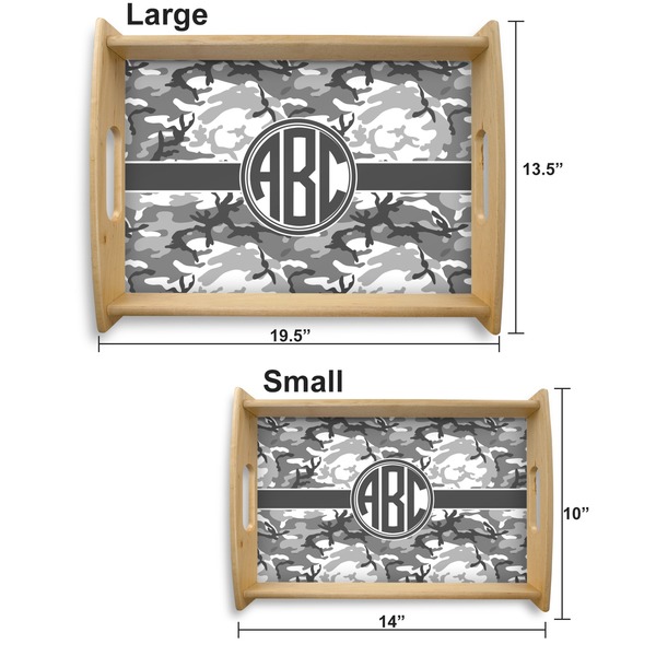 Camo Serving Tray Wood Sizes