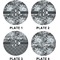 Camo Set of Lunch / Dinner Plates (Approval)