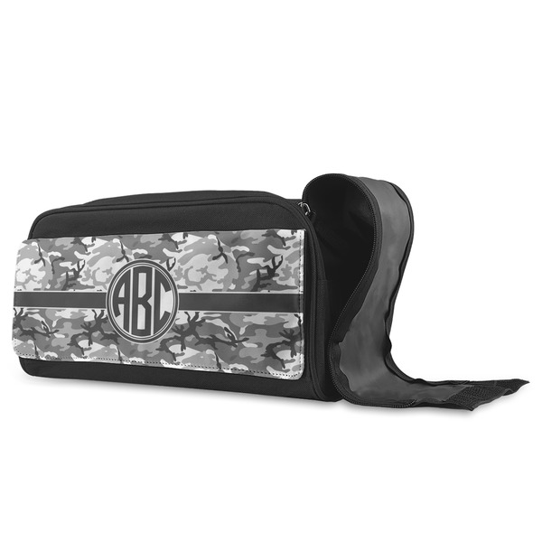 Camo Shoe Bags - ANGLE (Open)