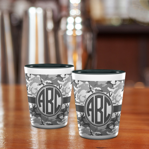 Camo Shot Glass - Two Tone - LIFESTYLE