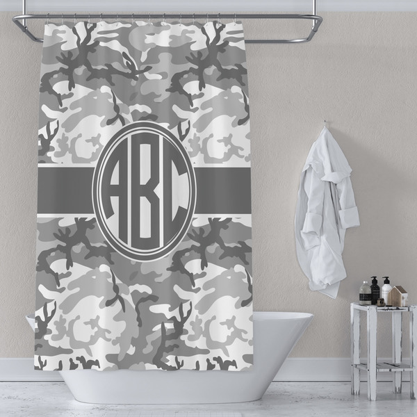 Camo Shower Curtain Lifestyle