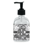 Camo Glass Soap & Lotion Bottle - Single Bottle (Personalized)