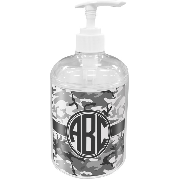 Custom Camo Acrylic Soap & Lotion Bottle (Personalized)