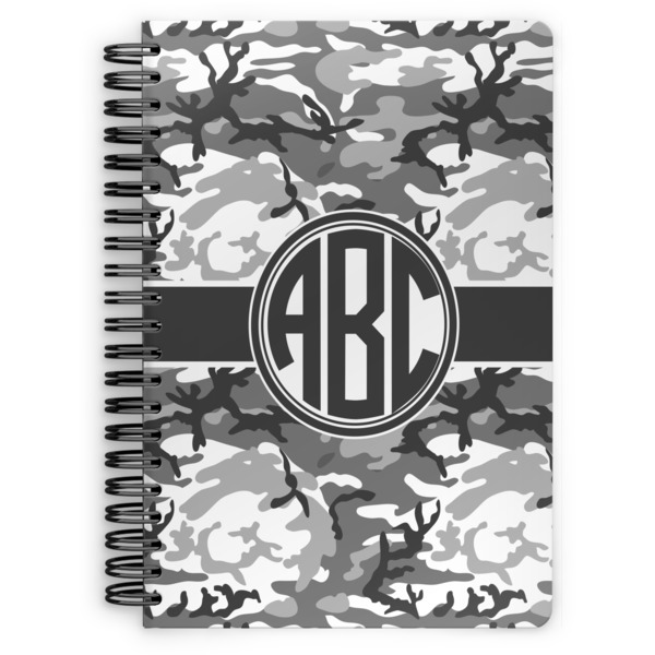 Custom Camo Spiral Notebook (Personalized)