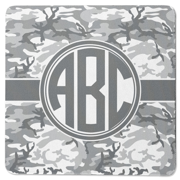 Custom Camo Square Rubber Backed Coaster (Personalized)