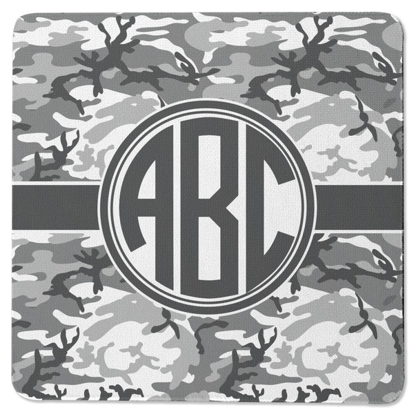Custom Camo Square Rubber Backed Coaster (Personalized)