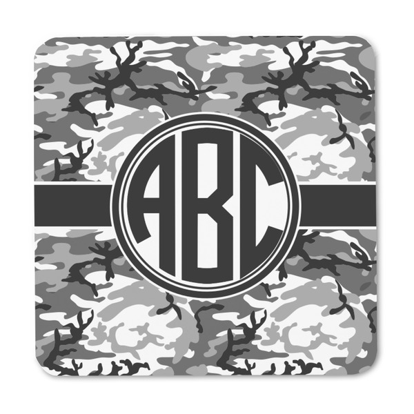 Camo Square Fridge Magnet - FRONT
