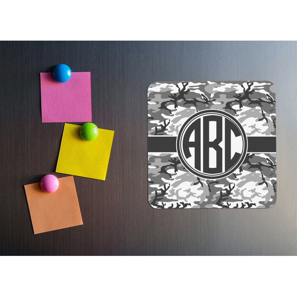 Camo Square Fridge Magnet - LIFESTYLE