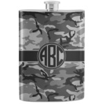 Camo Stainless Steel Flask (Personalized)