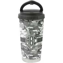 Camo Stainless Steel Coffee Tumbler (Personalized)