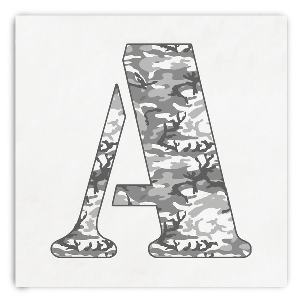Custom Camo Paper Dinner Napkins (Personalized)