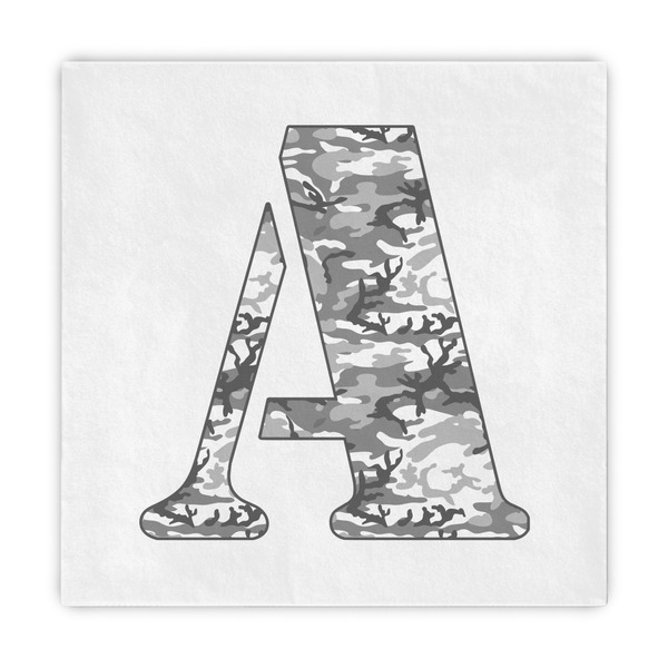 Custom Camo Decorative Paper Napkins (Personalized)