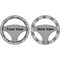 Camo Steering Wheel Cover- Front and Back