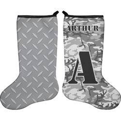 Camo Holiday Stocking - Double-Sided - Neoprene (Personalized)