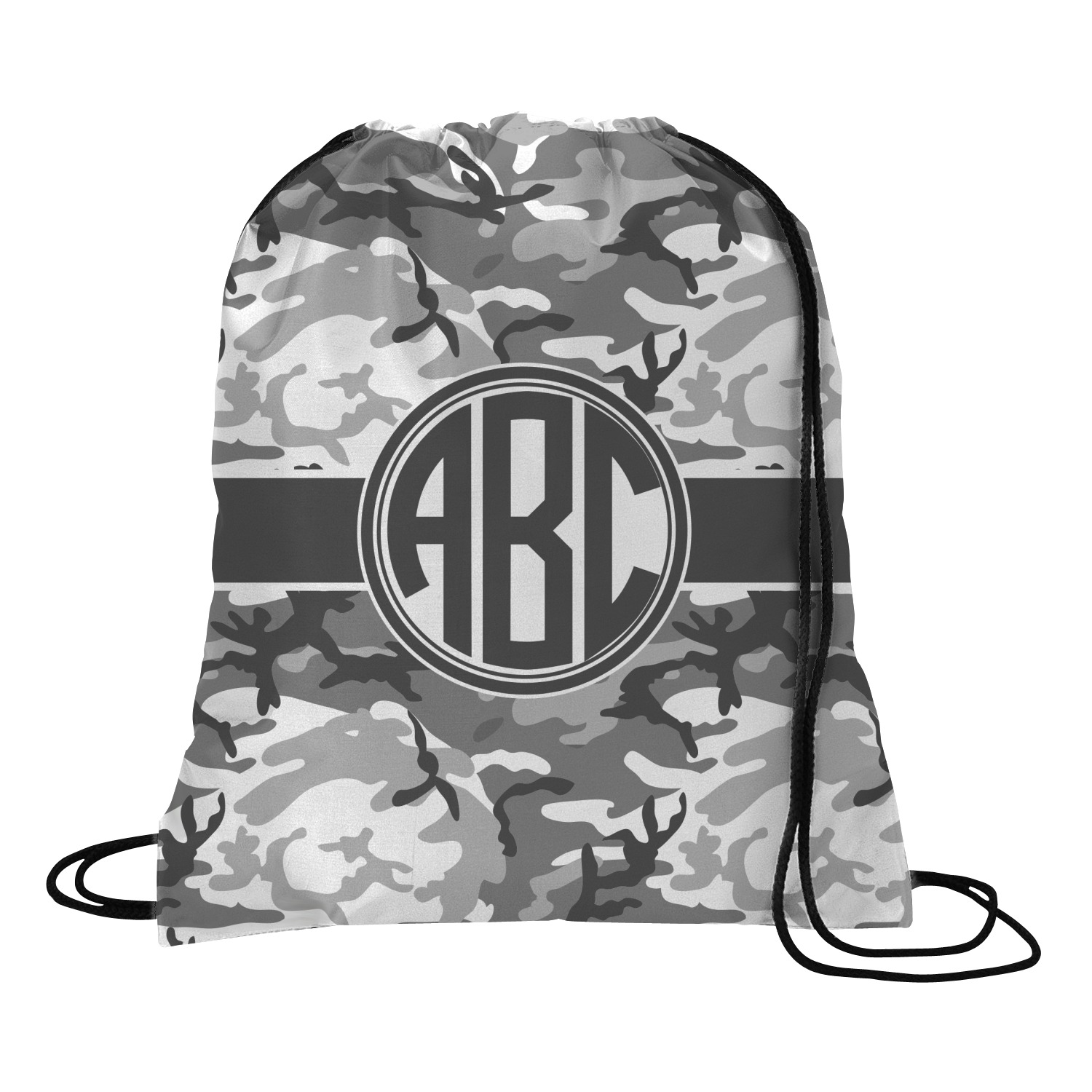 camo drawstring backpack
