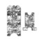 Camo Stylized Phone Stand - Front & Back - Small