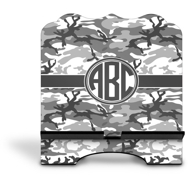Camo Stylized Tablet Stand - Front without iPad