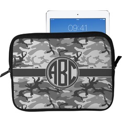 Camo Tablet Case / Sleeve - Large (Personalized)