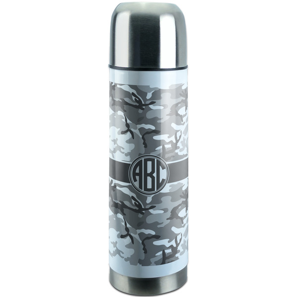 Custom Camo Stainless Steel Thermos (Personalized)