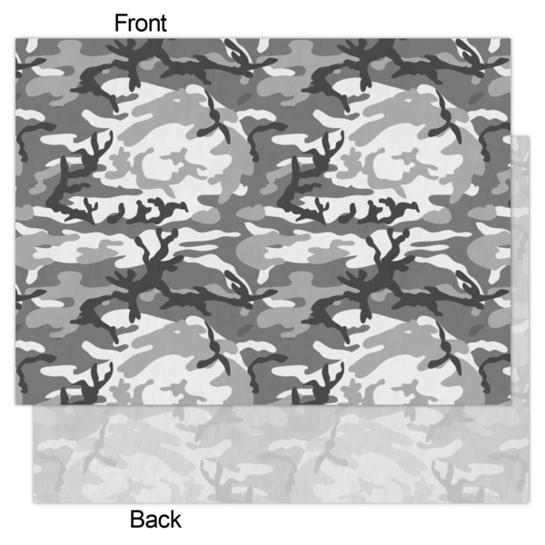 Camo Tissue Paper - Heavyweight - Large - Front & Back