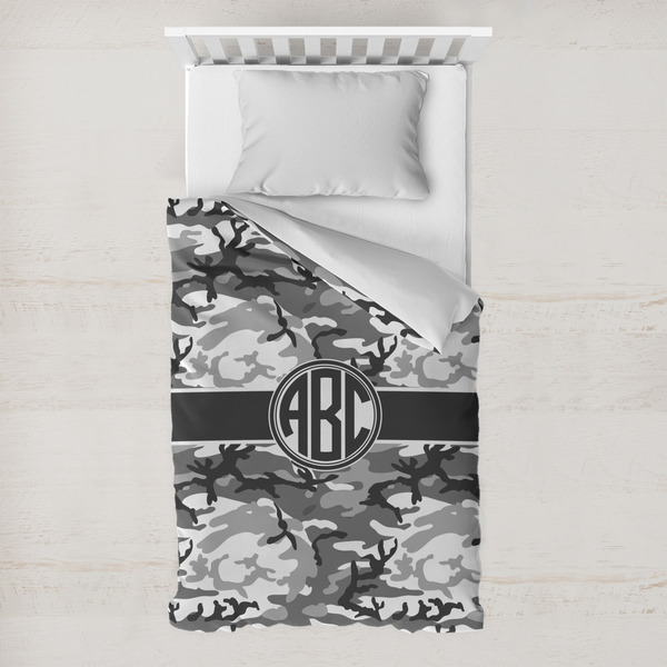 Custom Camo Toddler Duvet Cover w/ Monogram