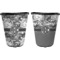 Camo Trash Can Black - Front and Back - Apvl