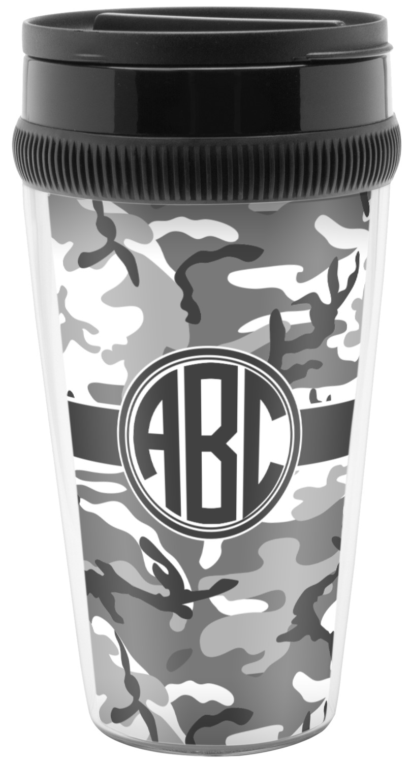 Custom Camo Acrylic Travel Mug (Personalized) YouCustomizeIt