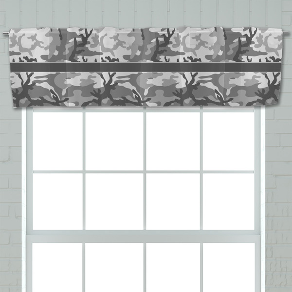Camo Valance - Closeup on window
