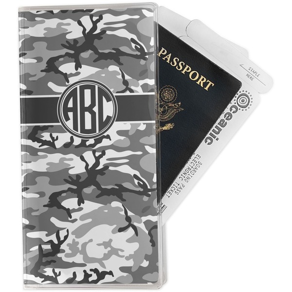 Custom Camo Travel Document Holder