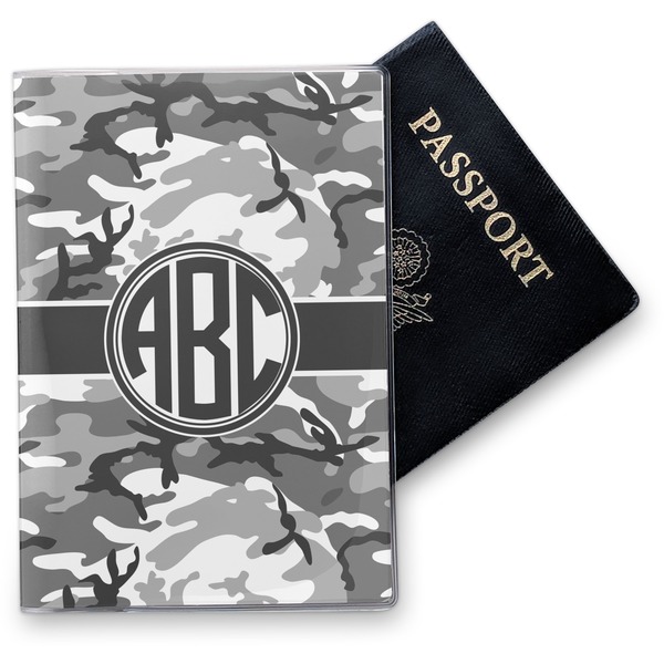Custom Camo Vinyl Passport Holder (Personalized)