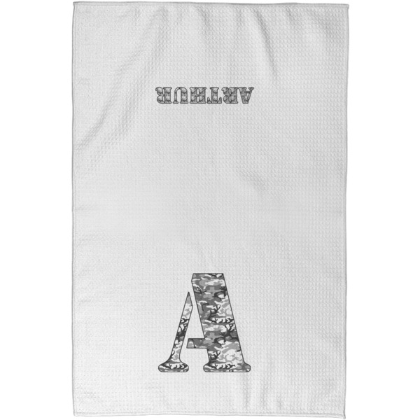 Camo Waffle Towel - Partial Print - Approval Image