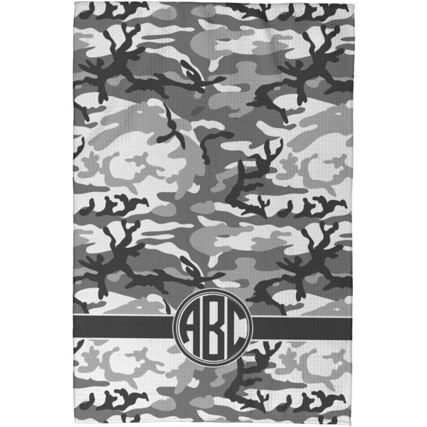 Camo Waffle Weave Towel - Full Color Print - Approval Image