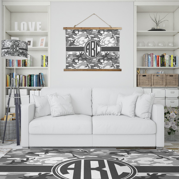 Camo Wall Hanging Tapestry - IN CONTEXT