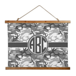 Camo Wall Hanging Tapestry - Wide (Personalized)