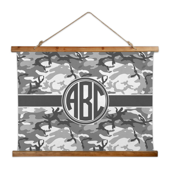 Custom Camo Wall Hanging Tapestry - Wide (Personalized)