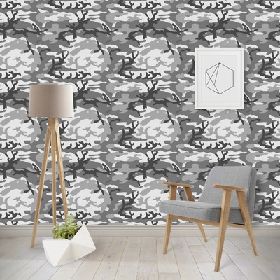 Camo Wallpaper & Surface Covering (Peel & Stick - Repositionable)