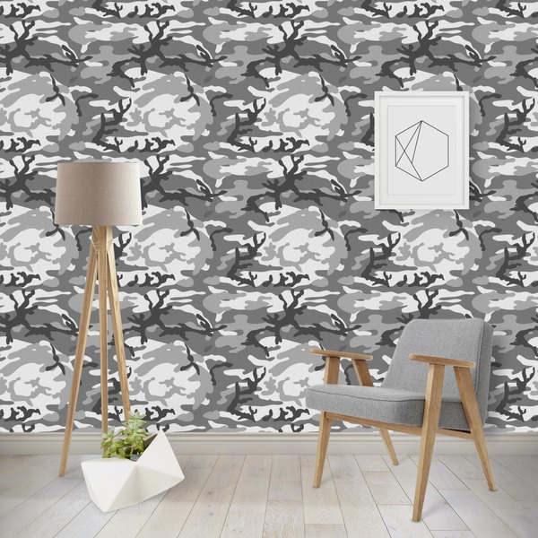 Custom Camo Wallpaper & Surface Covering (Peel & Stick - Repositionable)