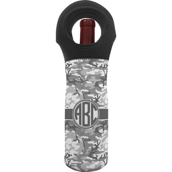 Custom Camo Wine Tote Bag (Personalized)