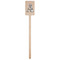 Camo Wooden 6.25" Stir Stick - Rectangular - Single Stick