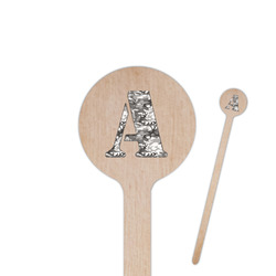 Camo Round Wooden Stir Sticks (Personalized)